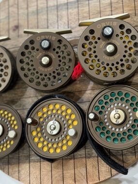 Orvis CFO Fly Reels, CFO I, CFO II, and CFO III Includes Original Pouches